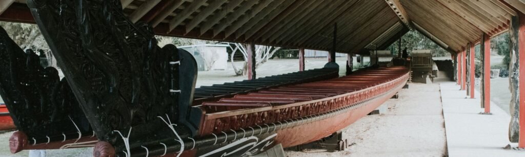 Waka - Canoe at Waitangi Treaty Grounds - Pēwhairangi - Bay of Islands
