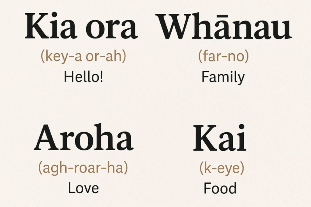 Māori Pronunciation