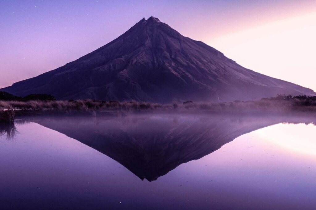 Sunset Mt Taranaki