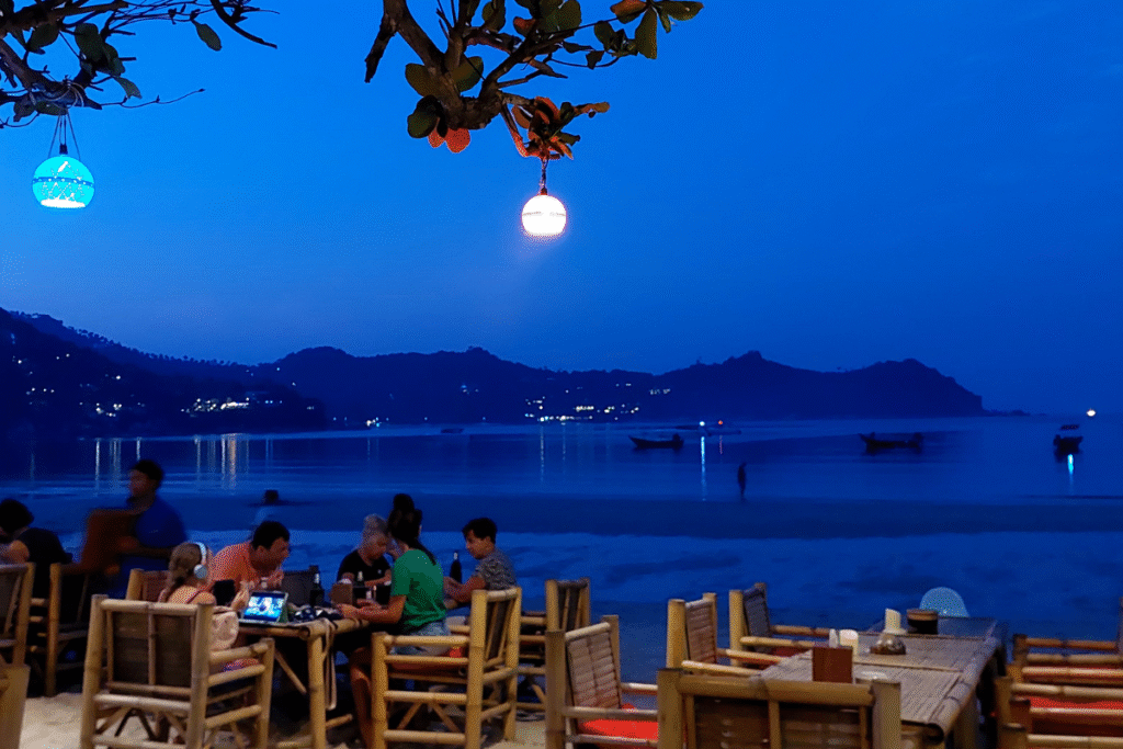 Koh Phangan Beach meal