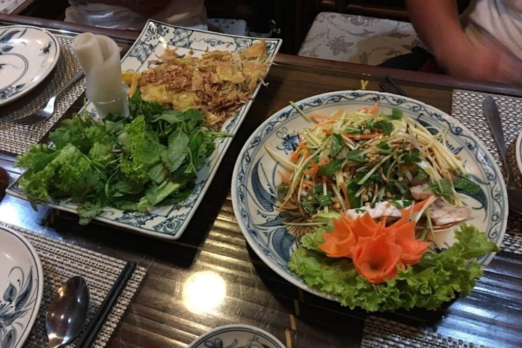 Pomelo salad, Blue Butterfly restaurant, Hanoi, Vietnam